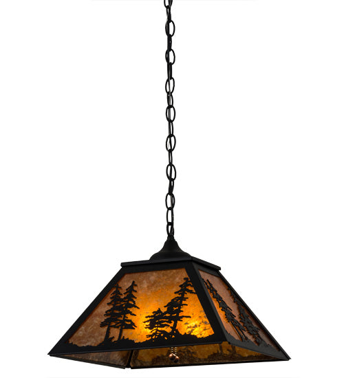 Meyda Tiffany 133566 Two Light Pendant, Textured Black