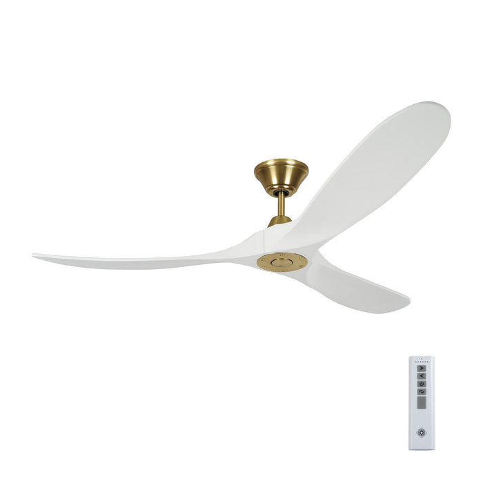 Visual Comfort Fan 3MAVR60RZWBBS 60" Ceiling Fan, Burnished Brass