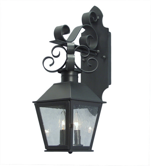 Meyda Tiffany 134781 Two Light Wall Sconce, Blackwash