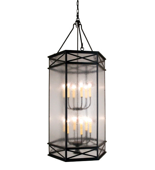 Meyda Tiffany 135394 12 Light Pendant, Blackwash