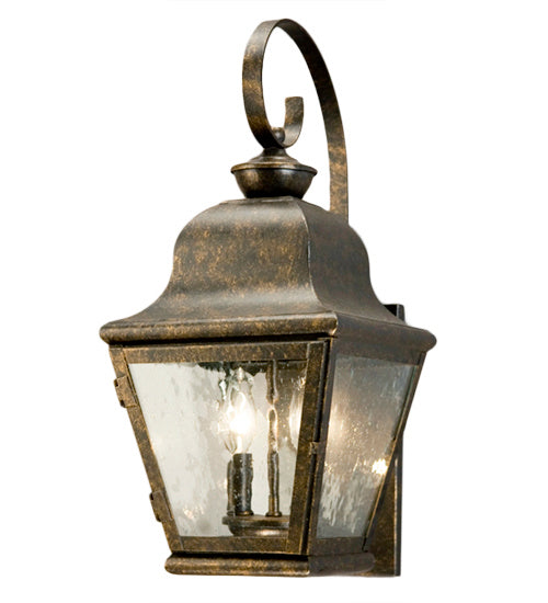 Meyda Tiffany 135527 Two Light Wall Sconce, Antique Rust