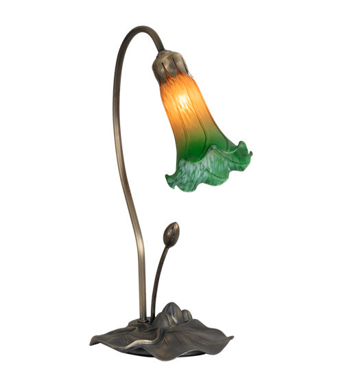 Meyda Tiffany 13677 One Light Accent Lamp, Mahogany Bronze