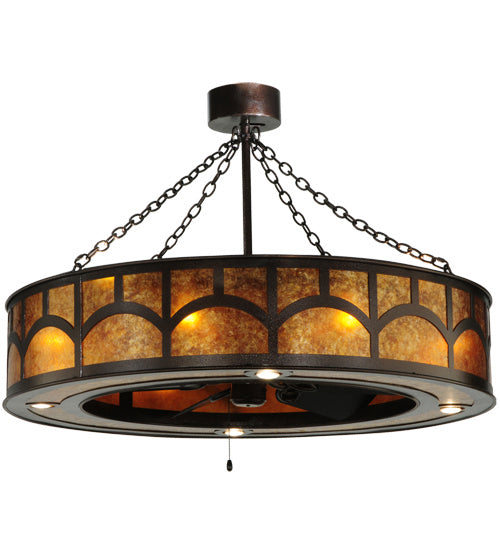 Meyda Tiffany 138521 16 Light Chandel-Air, Copper Vein