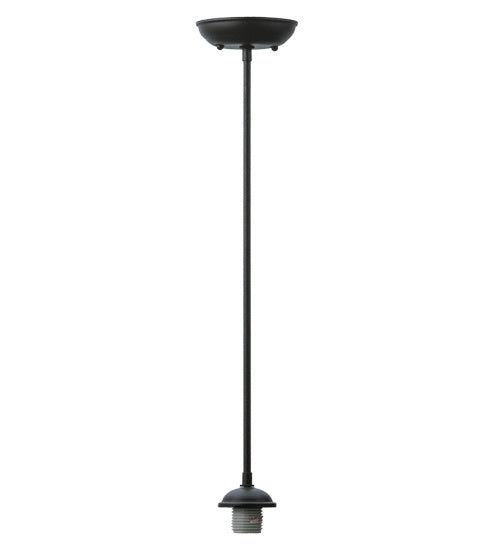 Meyda Tiffany 144457 One Light Pendant Hardware, Wrought Iron