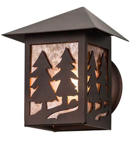 Meyda Tiffany 145187 One Light Wall Sconce, Mahogany Bronze
