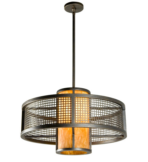 Meyda Tiffany 146020 One Light Pendant, French Bronze