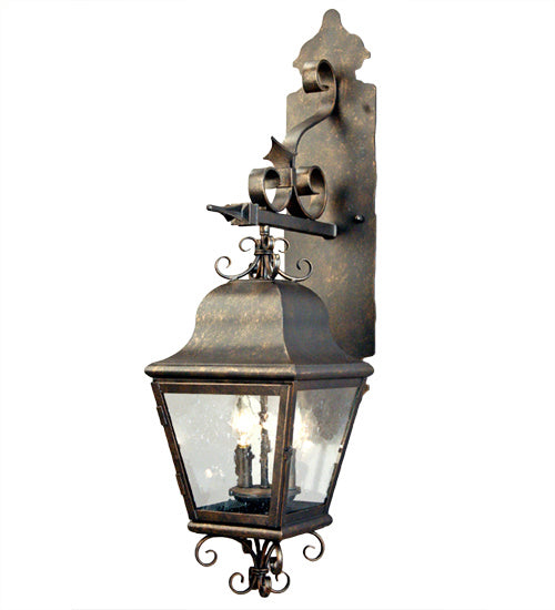 Meyda Tiffany 146565 Two Light Wall Sconce, Gilded Tobacco