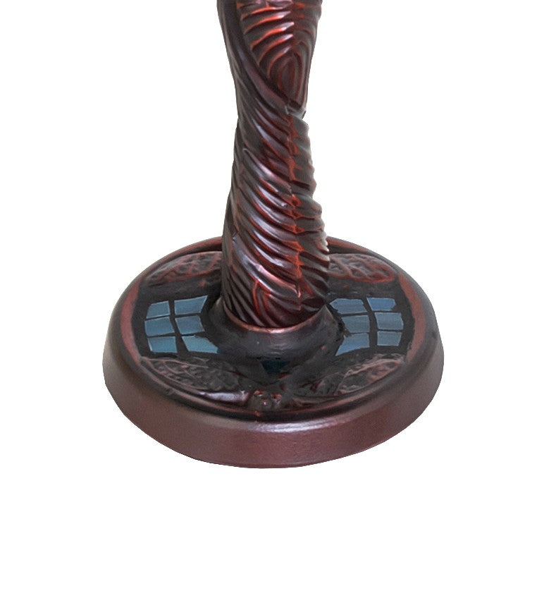 Meyda Tiffany 14914 One Light Table Base, Mahogany Bronze