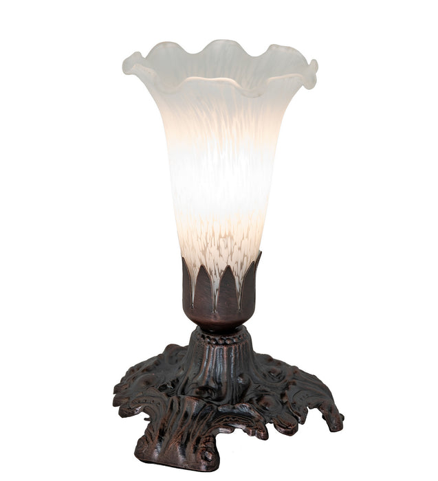Meyda Tiffany 14946 One Light Mini Lamp, Mahogany Bronze