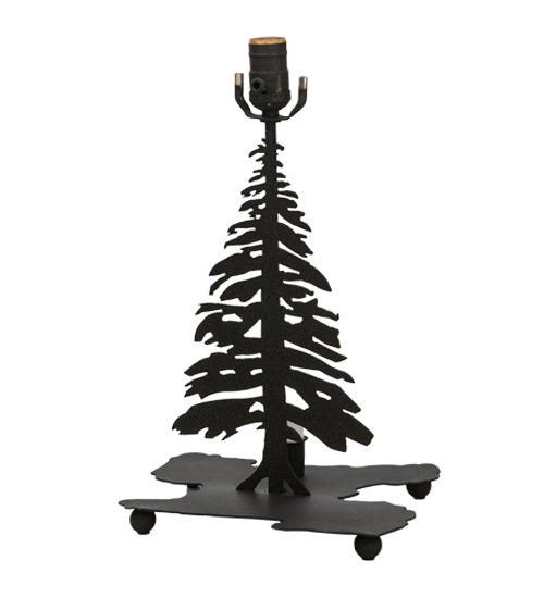Meyda Tiffany 150133 Two Light Table Base, Dark Roast