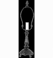 Meyda Tiffany 15072 One Light Table Base, Mahogany Bronze