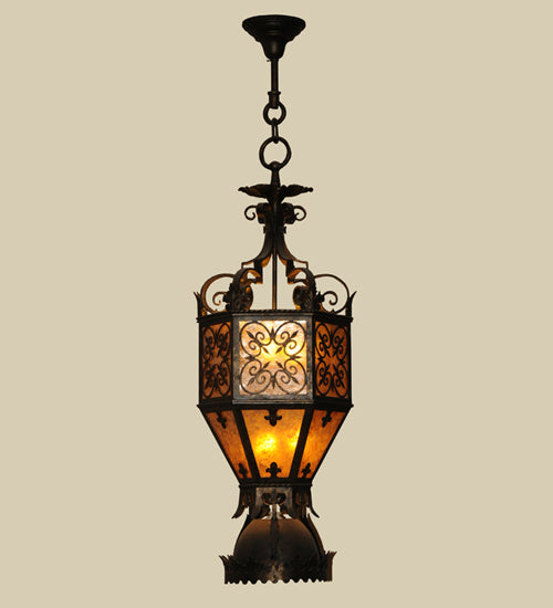 Meyda Tiffany 151903 Seven Light Pendant, Weathered Bronze