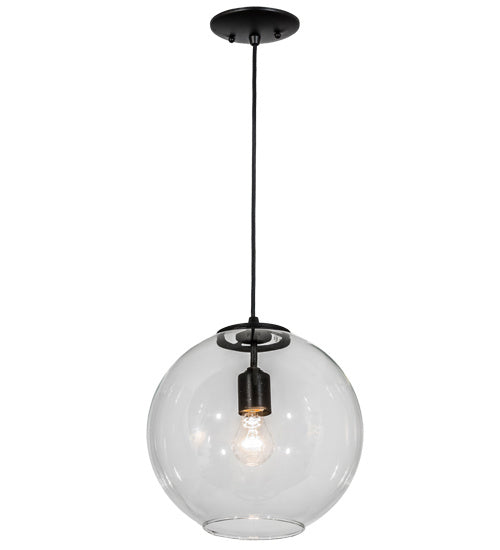 Meyda Tiffany 156348 One Light Pendant, Textured Black
