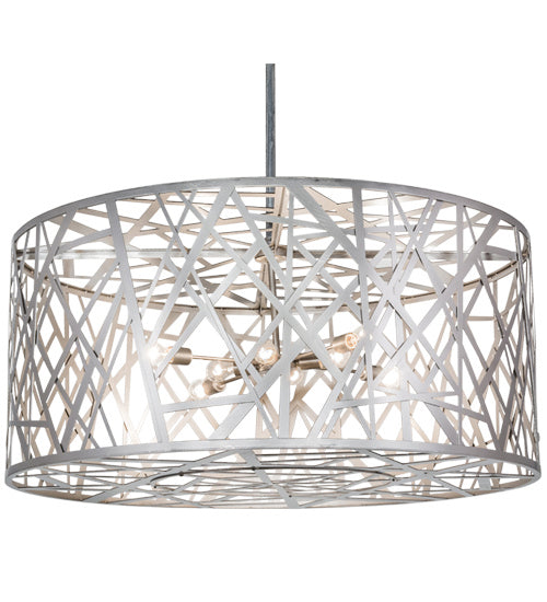 Meyda Tiffany 157018 Eight Light Pendant, Nickel