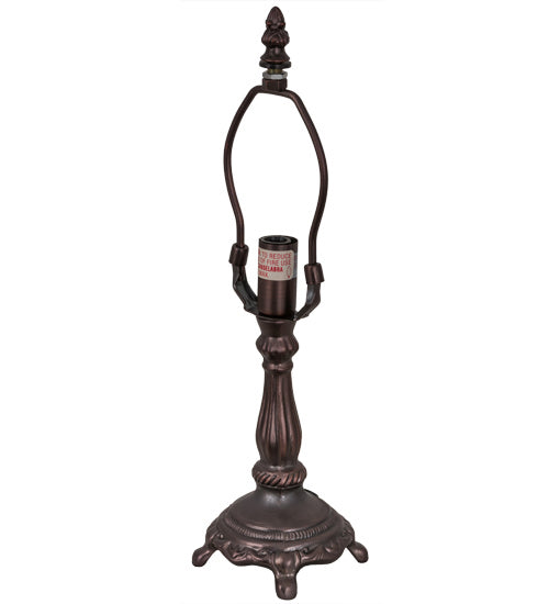 Meyda Tiffany 157987 One Light Base, Mahogany Bronze