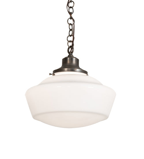 Meyda Tiffany 158020 One Light Pendant, Antique Brass
