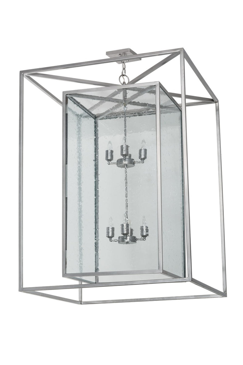 Meyda Tiffany 158353 Eight Light Pendant, Nickel