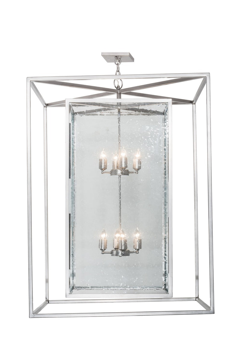 Meyda Tiffany 158353 Eight Light Pendant, Nickel