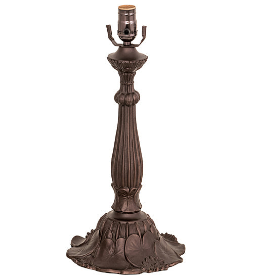 Meyda Tiffany 158934 One Light Table Base, Mahogany Bronze