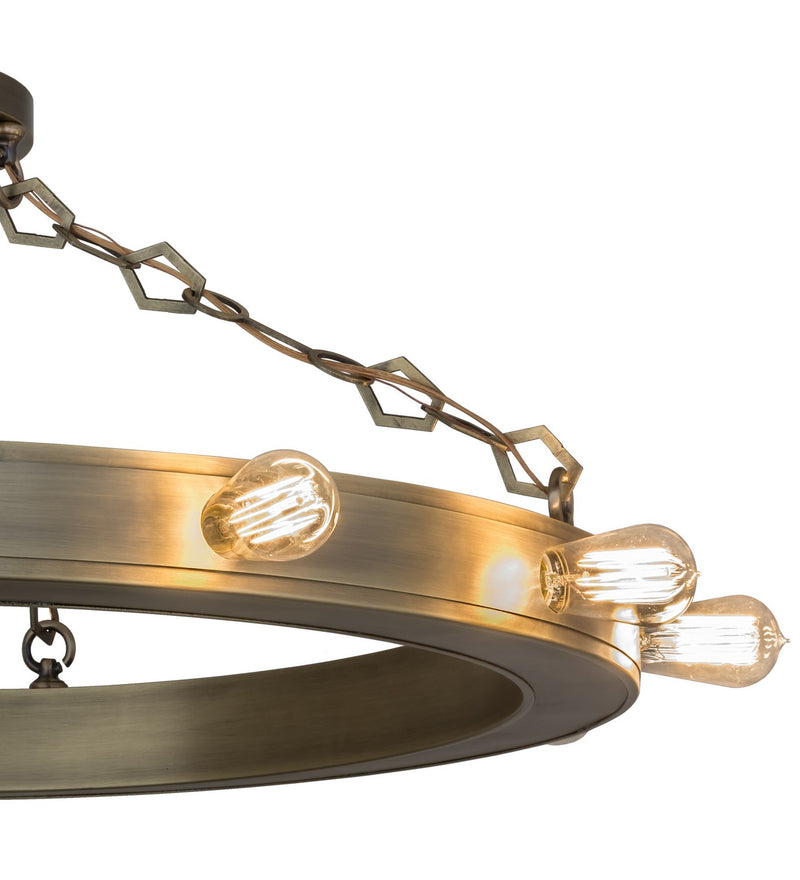 Meyda Tiffany 159274 12 Light Pendant, Satin Brass