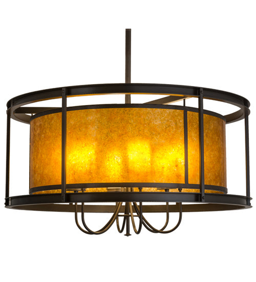 Meyda Tiffany 160498 Six Light Pendant, Timeless Bronze