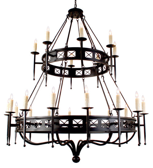 Meyda Tiffany 160775 24 Light Chandelier, Cafe Europa