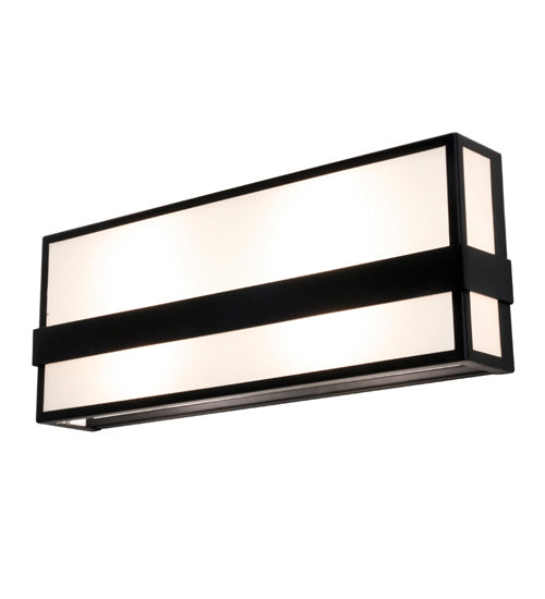 Meyda Tiffany 160779 Four Light Vanity, Blackwash