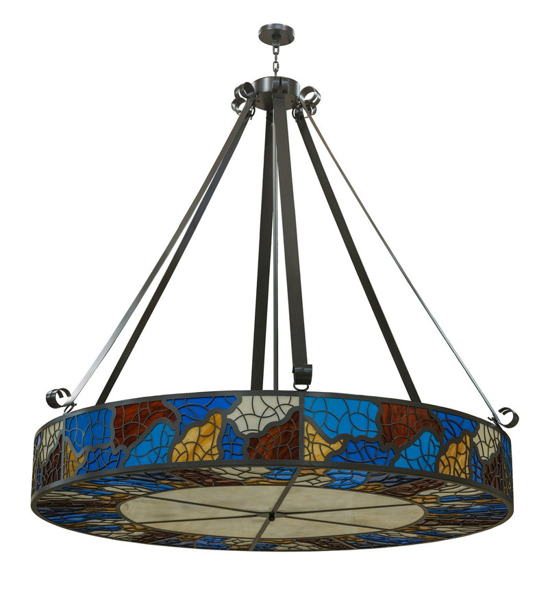 Meyda Tiffany 161807 13 Light Pendant, Timeless Bronze