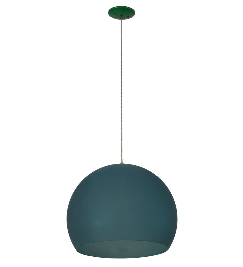 Meyda Tiffany 162258 One Light Pendant, Green