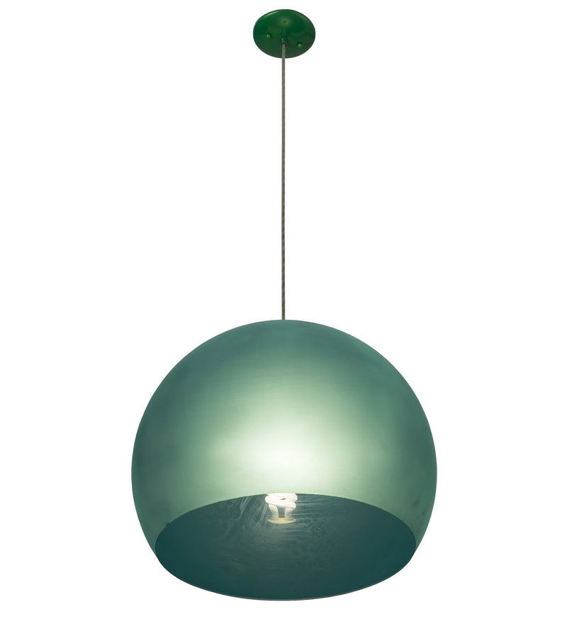 Meyda Tiffany 162258 One Light Pendant, Green