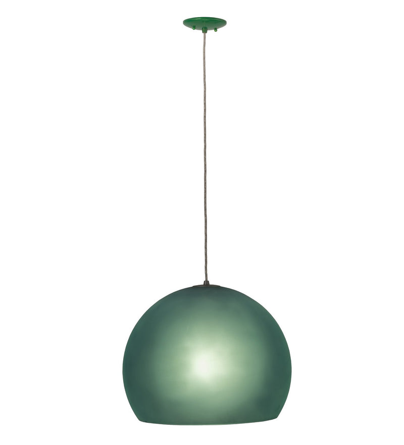 Meyda Tiffany 162258 One Light Pendant, Green