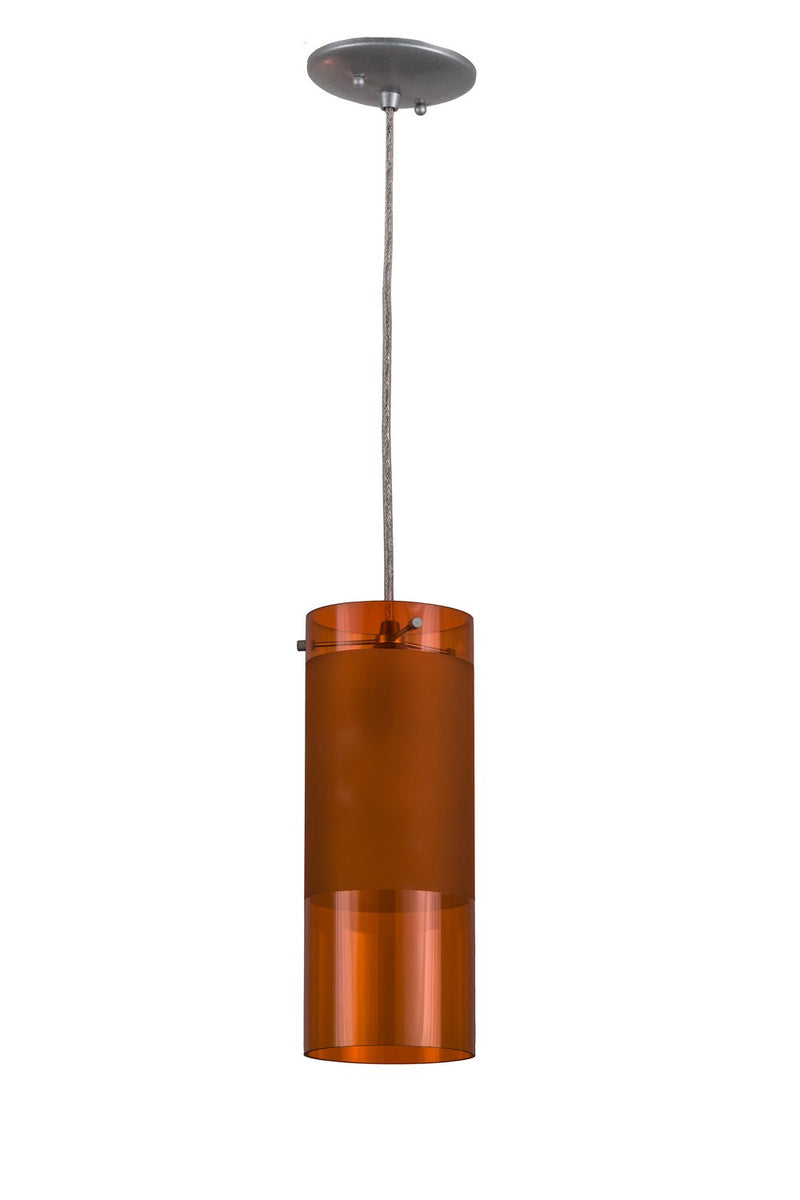 Meyda Tiffany 162264 One Light Mini Pendant, Orange