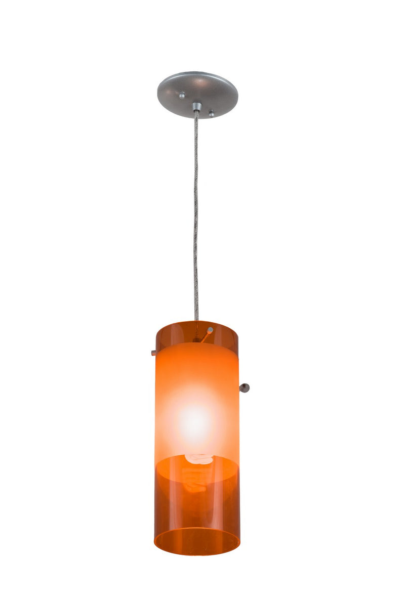 Meyda Tiffany 162264 One Light Mini Pendant, Orange