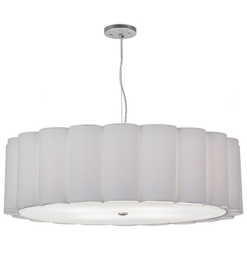 Meyda Tiffany 162385 Four Light Pendant, Nickel