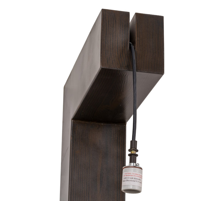 Meyda Tiffany 162608 One Light Wall Sconce, Amorire Hickory