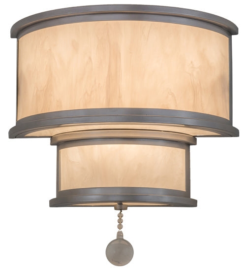 Meyda Tiffany 162838 Three Light Wall Sconce, Nickel