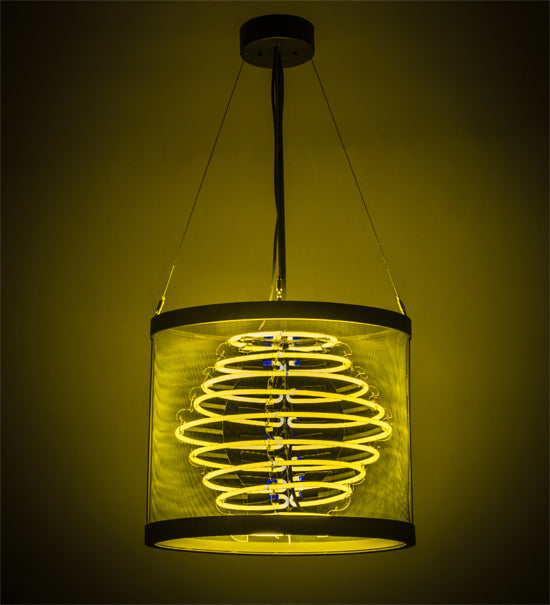 Meyda Tiffany 162930 Six Light Pendant, Old Wrought Iron