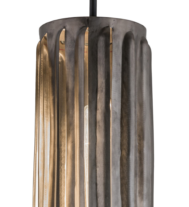 Meyda Tiffany 162936 One Light Pendant, Steel/Old Wrought Iron