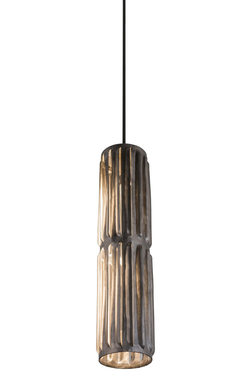 Meyda Tiffany 162936 One Light Pendant, Steel/Old Wrought Iron