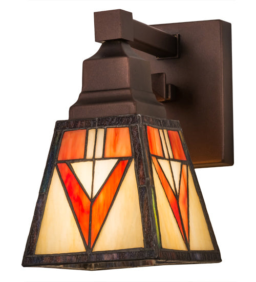 Meyda Tiffany 163117 One Light Wall Sconce, Mahogany Bronze