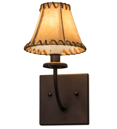 Meyda Tiffany 163135 One Light Wall Sconce, Mahogany Bronze