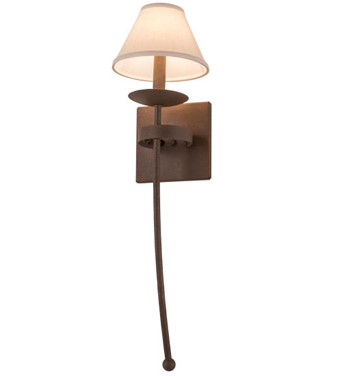 Meyda Tiffany 163389 One Light Wall Sconce, Antique Rust