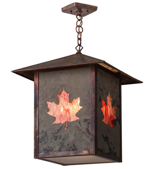 Meyda Tiffany 163424 Two Light Pendant, Vintage Copper