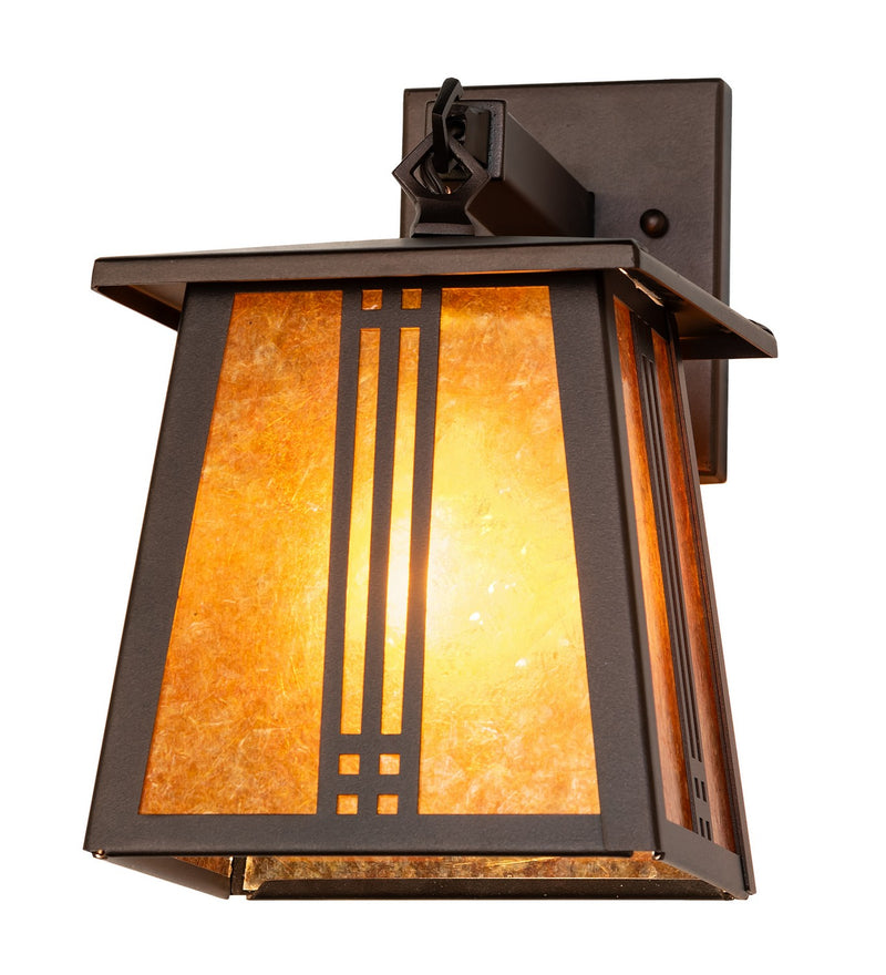 Meyda Tiffany 163872 One Light Wall Sconce, Mahogany Bronze