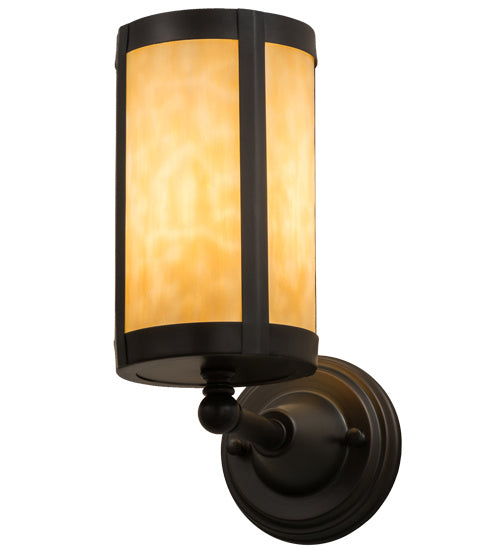 Meyda Tiffany 163967 One Light Wall Sconce, Craftsman Brown