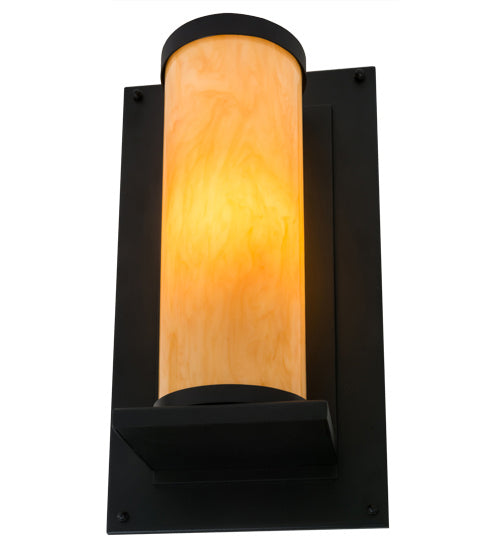 Meyda Tiffany 164366 One Light Wall Sconce, Textured Black