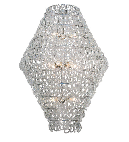 Meyda Tiffany 164487 12 Light Pendant, Polished Nickel