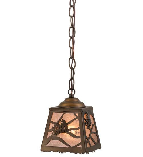 Meyda Tiffany 164758 One Light Mini Pendant, Antique Copper