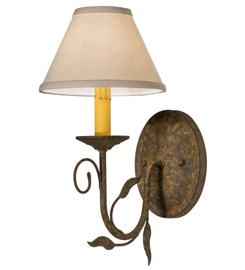 Meyda Tiffany 165111 One Light Wall Sconce, Organic Rust