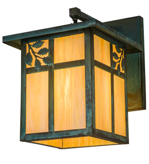 Meyda Tiffany 165194 One Light Wall Sconce, Verdigris